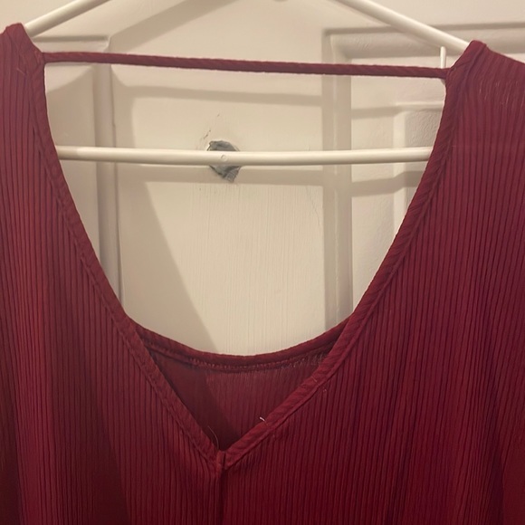 Knit top with crochet lace trim - Picture 2 of 5